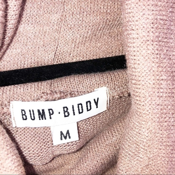 Bump Biddy NWT Maternity Turtleneck Ruched Dress - Picture 6 of 6